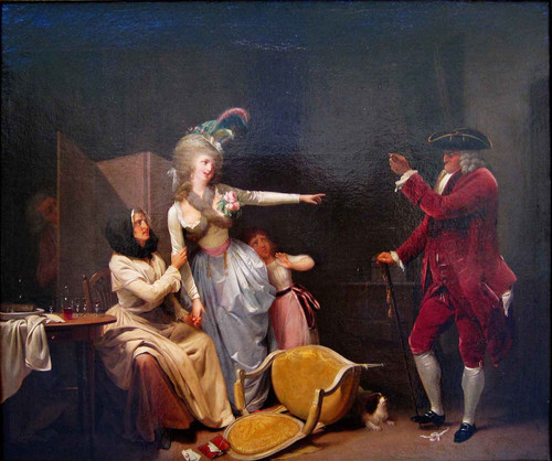 Le Vieillard Jaloux By Louis Leopold Boilly By Louis Leopold Boilly