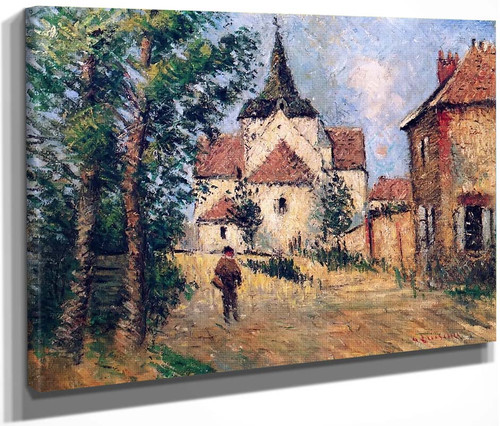 Le Village Anime By Gustave Loiseau By Gustave Loiseau