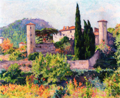 Les Baumelles By Theo Van Rysselberghe