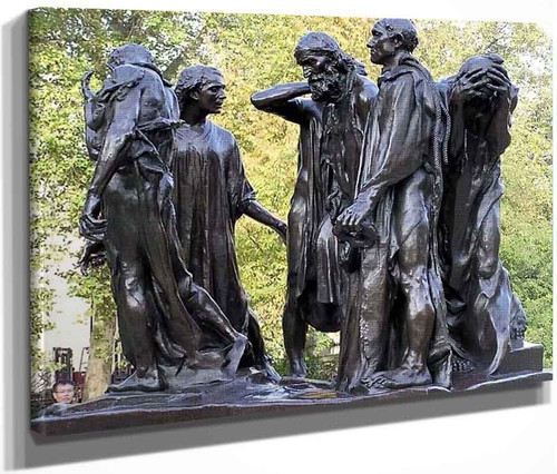 Les Bourgeois De Calais  3 By Auguste Rodin