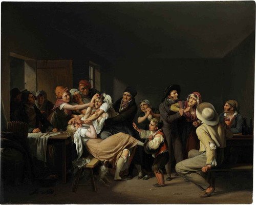 Les Femmes Se Battent By Louis Leopold Boilly By Louis Leopold Boilly