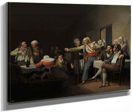 Les Hommes Se Disputent By Louis Leopold Boilly By Louis Leopold Boilly