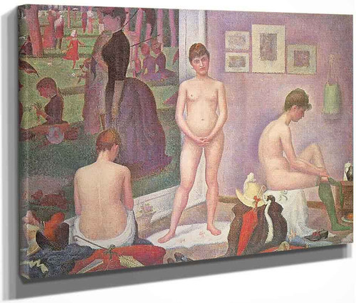 Les Poseuses By Georges Seurat