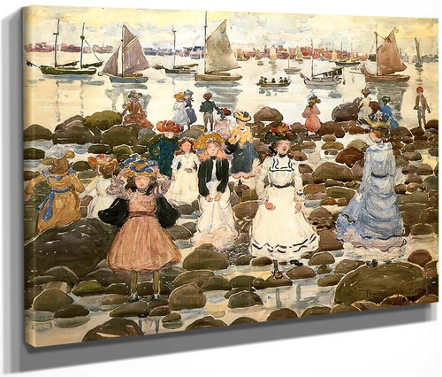 Low Tide, Beachmont By Maurice Prendergast By Maurice Prendergast