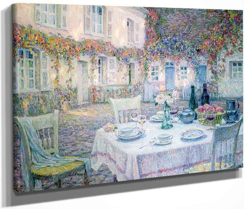 Lunch By Henri Le Sidaner Print or Painting Reproduction from