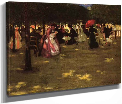 Luxembourg Gardens By Frederick Carl Frieseke By Frederick Carl Frieseke
