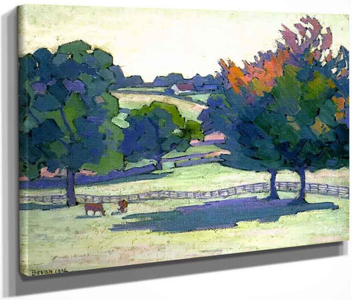 Maples At Cuckfield By Robert Bevan By Robert Bevan