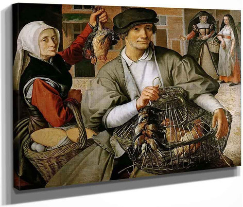 Market Scene1 By Pieter Aertsen By Pieter Aertsen