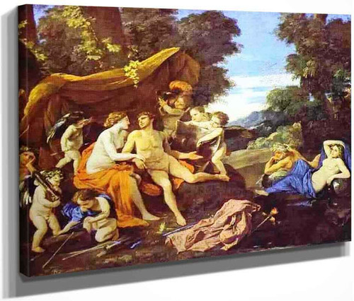 Mars And Venus By Nicolas Poussin By Nicolas Poussin