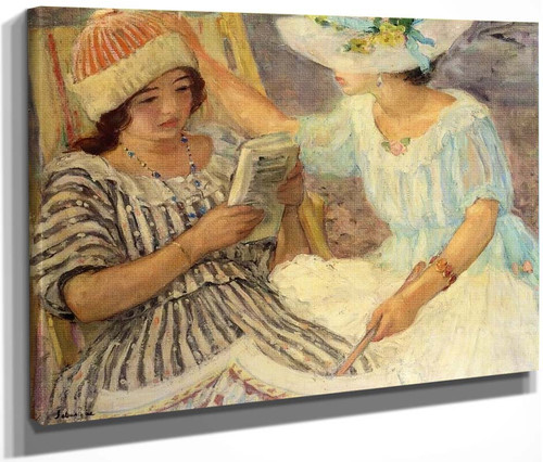 Marthe And Nono1 By Henri Lebasque By Henri Lebasque