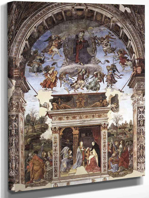 Assumption And Annunciation By Filippino Lippi