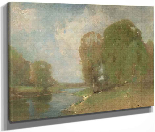 Meadow Brook By Emil Carlsen By Emil Carlsen