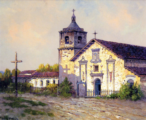 Mission Santa Clara De Asis By Edwin Deakin By Edwin Deakin