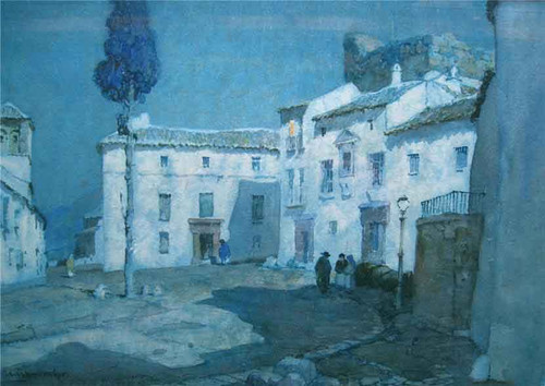 Moonlight Antequera By Albert Moulton Foweraker