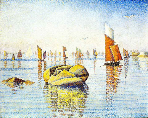 Morning Calm, Concarneau, Opus 219  By Paul Signac