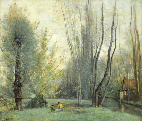 Morning Near Beauvais By Jean Baptiste Camille Corot By Jean Baptiste Camille Corot
