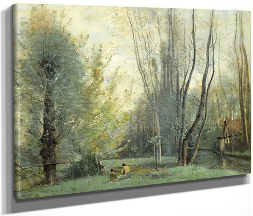 Morning Near Beauvais By Jean Baptiste Camille Corot By Jean Baptiste Camille Corot