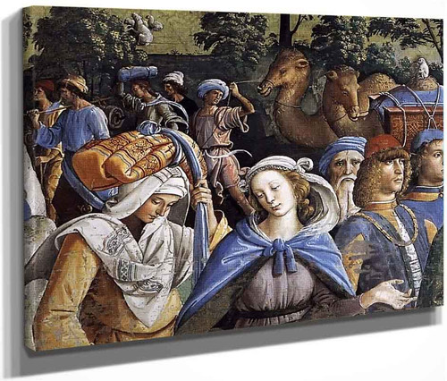 Moses's Journey Into Egypt And The Circumcision Of His Son Eliezer 1 By Pietro Perugino By Pietro Perugino