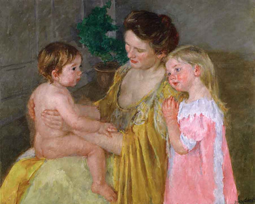 Mother And Two Children1 By Mary Cassatt By Mary Cassatt Mother And Two Children1 By Mary Cassatt By Mary Cassatt