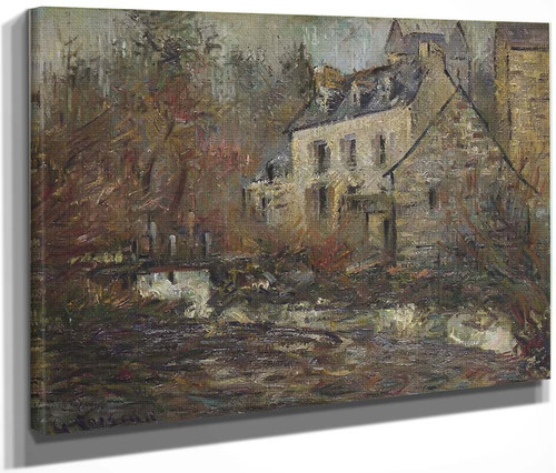 Moulin Simondou A Pont Aven By Gustave Loiseau By Gustave Loiseau