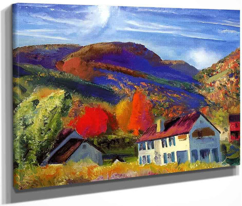 My House, Woodstock By George Wesley Bellows By George Wesley Bellows