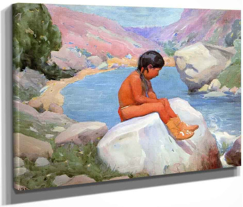 Nature's Lesson By E. Irving Couse