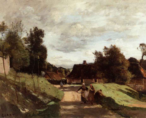 Near The Mill, Chierry, Aisne By Jean Baptiste Camille Corot By Jean Baptiste Camille Corot