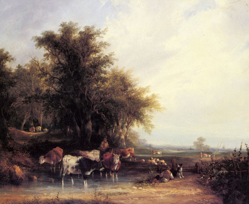 Near The New Forest By William Shayer Snr