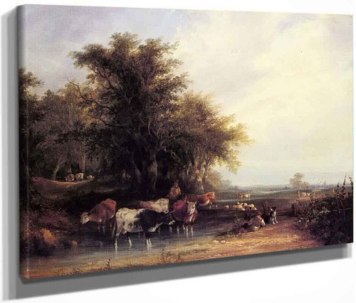 Near The New Forest By William Shayer Snr