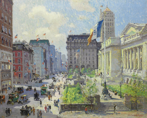 New York Public Library1 By Colin Campbell Cooper By Colin Campbell Cooper