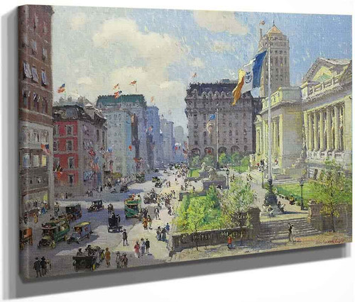 New York Public Library1 By Colin Campbell Cooper By Colin Campbell Cooper