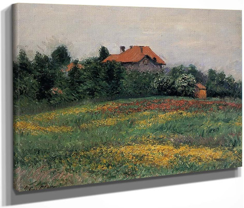 Norman Landscape By Gustave Caillebotte By Gustave Caillebotte