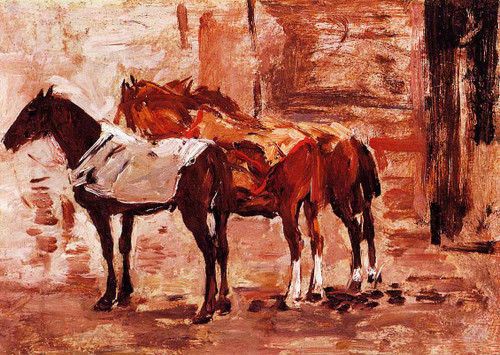 Norman Trotters By Eugene Louis Boudin By Eugene Louis Boudin Norman Trotters By Eugene Louis Boudin By Eugene Louis Boudin