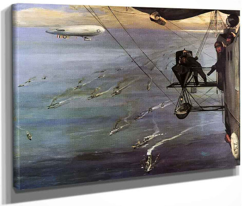 North Sea Convoy By Sir John Lavery, R.A. By Sir John Lavery, R.A.