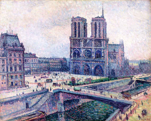 Notre Dame2 By Maximilien Luce By Maximilien Luce