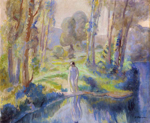 Nymph By The Lake By Henri Lebasque By Henri Lebasque Nymph By The Lake By Henri Lebasque By Henri Lebasque