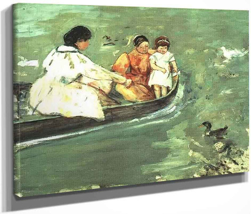 On The Water By Mary Cassatt By Mary Cassatt