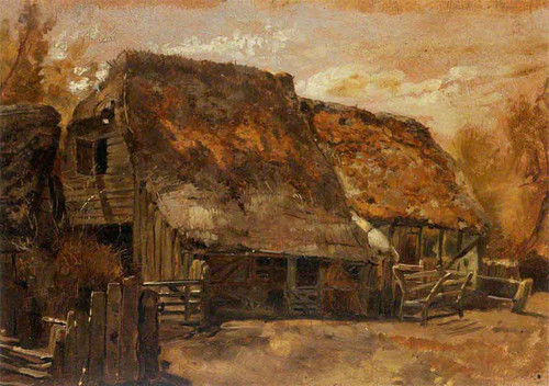 Outbuildings By Thomas Sidney Cooper By Thomas Sidney Cooper