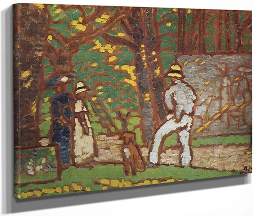 Painter In The Garden By Jozsef Rippl Ronai By Jozsef Rippl Ronai