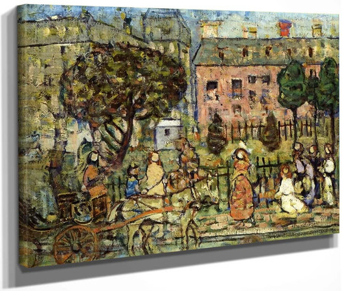 Park, Naples By Maurice Prendergast By Maurice Prendergast