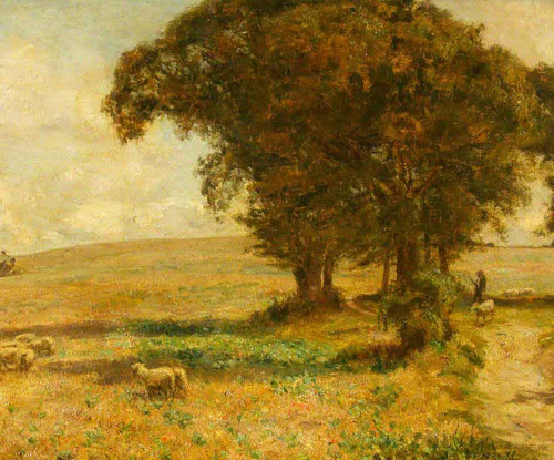 Pastoral Scene By Alfred East