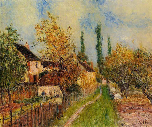 Path At Sablons By Alfred Sisley