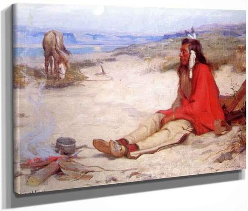 Pawhyumma, Umitilla Indian By E. Irving Couse