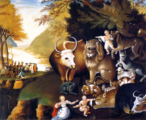 Peaceable Kingdom42 By Edward Hicks