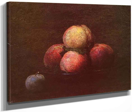 Peaches And A Plum 2 By Henri Fantin Latour By Henri Fantin Latour