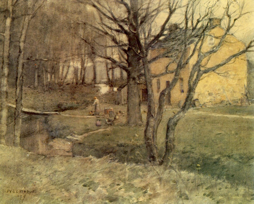 Phillips Mill Homestead By William Langson Lathrop