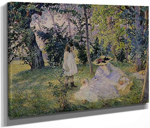 Picnic In The Woods By Henri Lebasque By Henri Lebasque