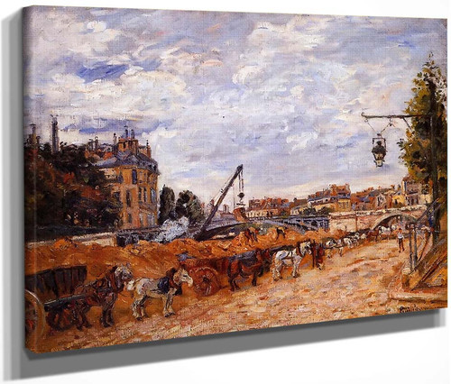 Pont Marie, Quai Sully By Armand Guillaumin