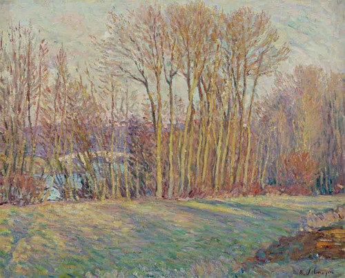 Poplars In Eragny By Henri Lebasque By Henri Lebasque Poplars In Eragny By Henri Lebasque By Henri Lebasque