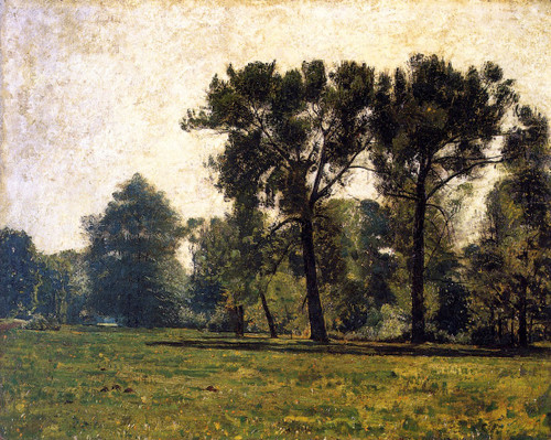 Poplars In Goethes Gartenhaus By Christian Rohlfs